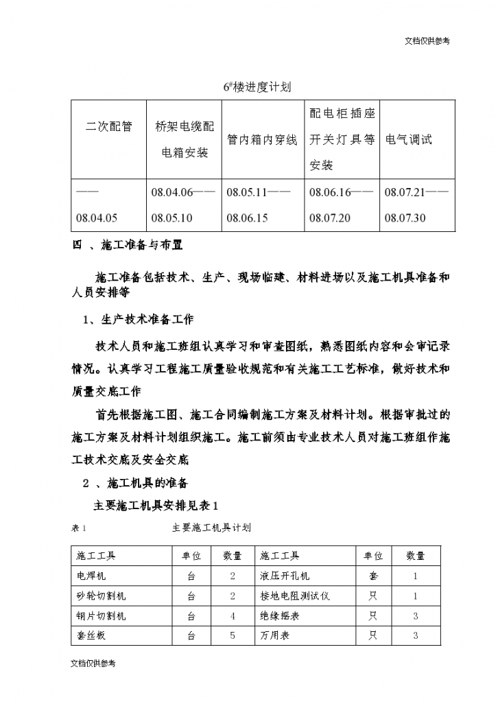 施工组织设计方案范本（word格式）-图二