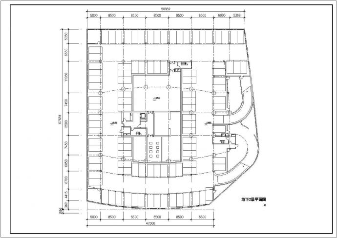 2.4万平米29层框架结构酒店办公楼一体楼平立剖面设计CAD图纸_图1