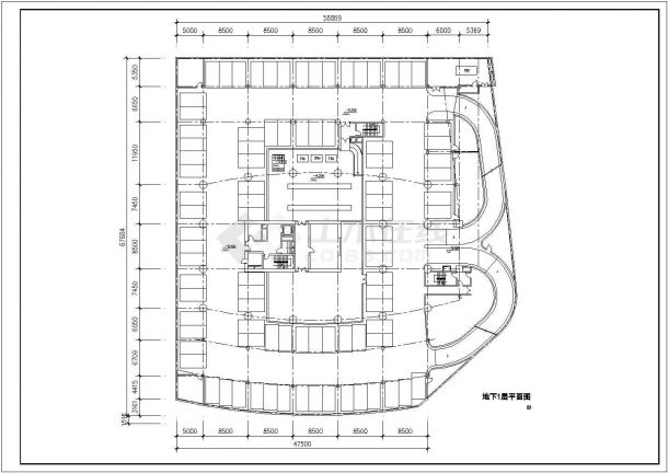 2.4万平米29层框架结构酒店办公楼一体楼平立剖面设计CAD图纸-图二