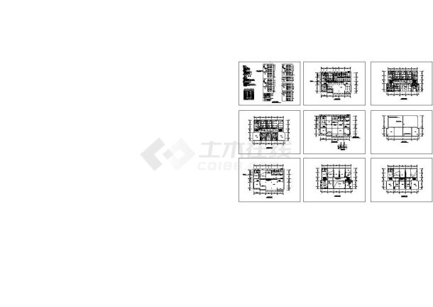 办公楼设计_宝鸡市某工业区3层办公楼电气设计CAD施工图-图一