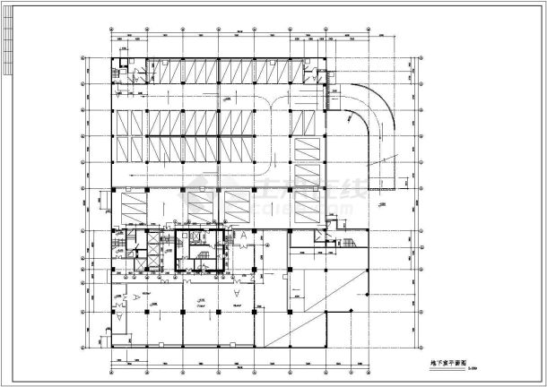 大连市某商业街1.2万平米18层框剪结构星级酒店全套建筑设计CAD图纸-图一
