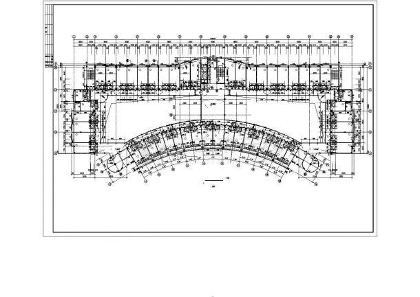 1.3万平米7层框架结构商业综合楼全套建筑设计CAD图纸-图二