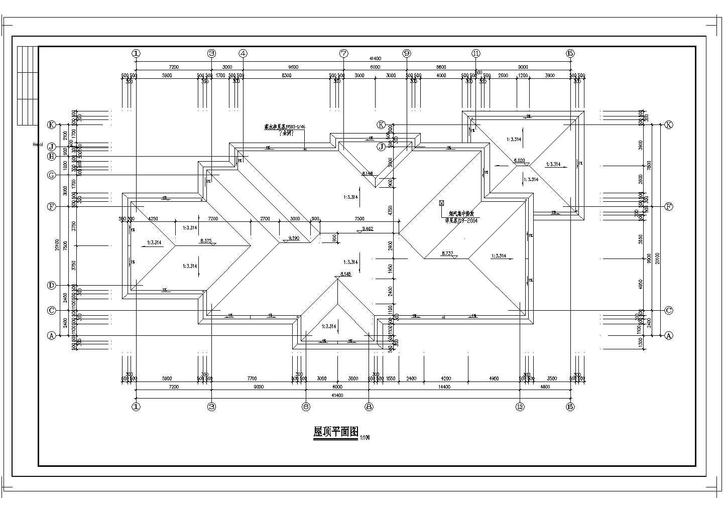 4班2层精品幼儿园建筑施工图