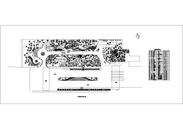 公共绿地种植设计方案-图一