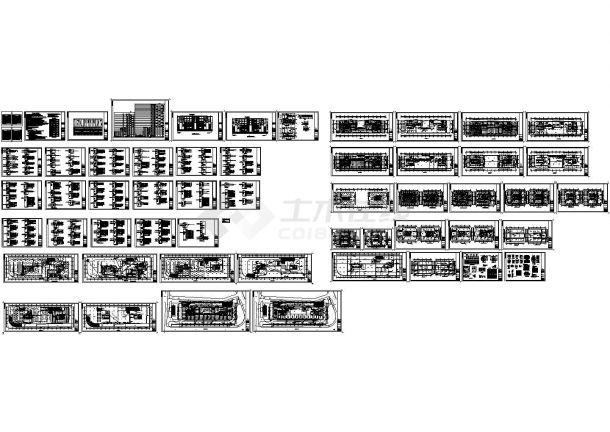 扬州市广陵区某二十七层大厦强电系统设计CAD施工图-图一