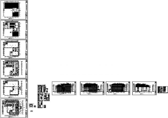 办公楼设计_某地上五层欧式风格办公楼建筑外墙石材幕墙设计cad全套方案图纸（标注详细）_图1