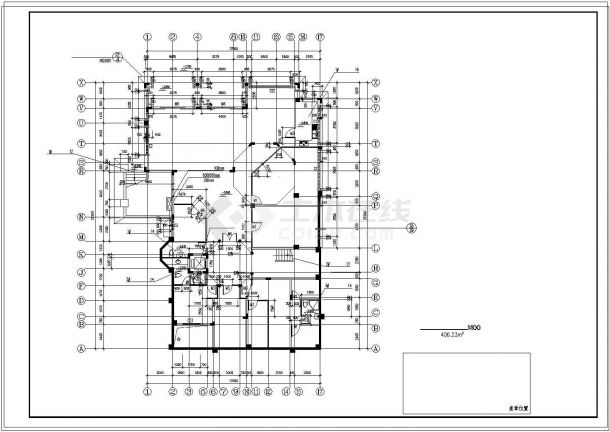 两层美式别墅建筑方案施工图（含效果图）-图一