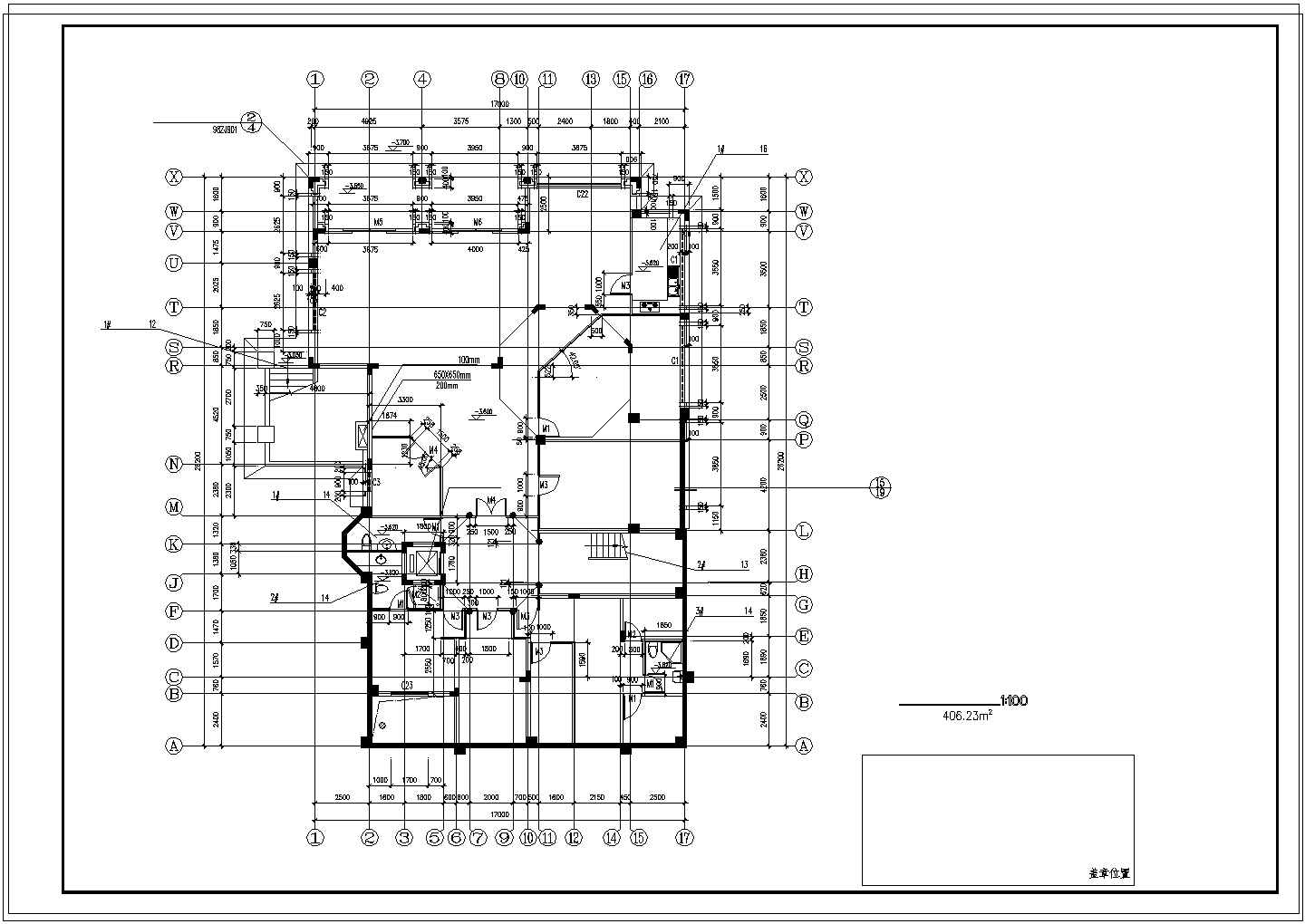 两层美式别墅建筑方案施工图（含效果图）