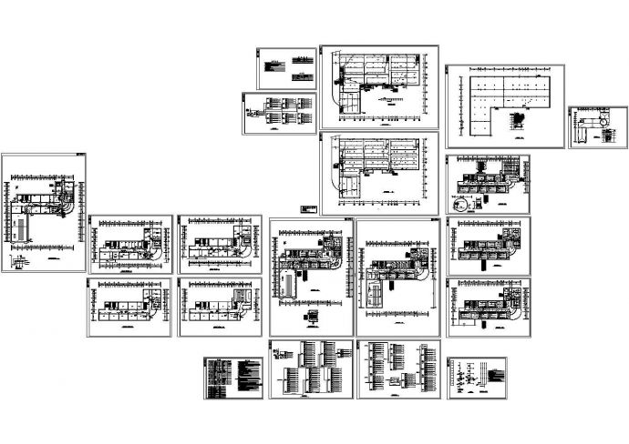 五层小区教学楼电气施工cad图（含照明图)_图1