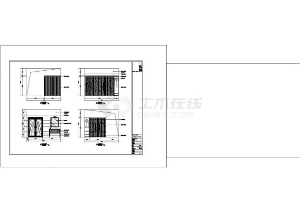 BBUNBMSA-400平米洗浴中心装修图cad-图二