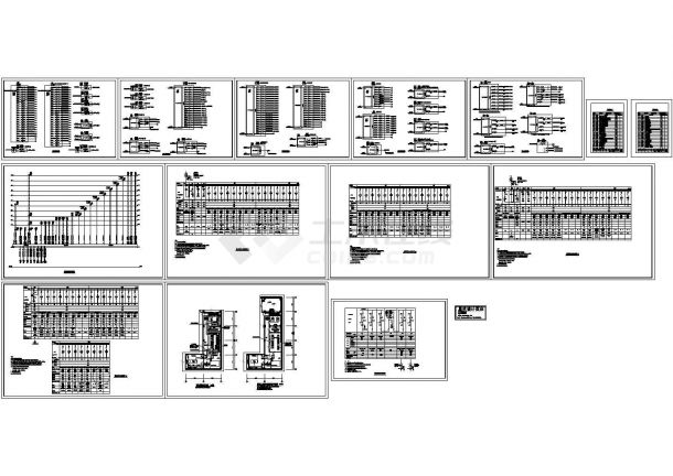 珠海市某沿海大厦内部配电系统设计CAD施工图-图一