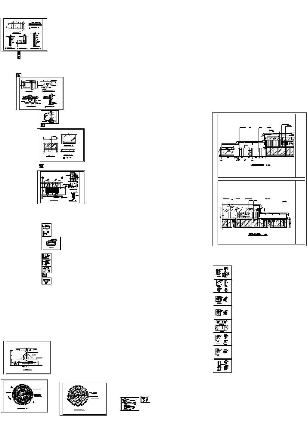 某机场第二层卫星廊道及机位候机室装施设计图