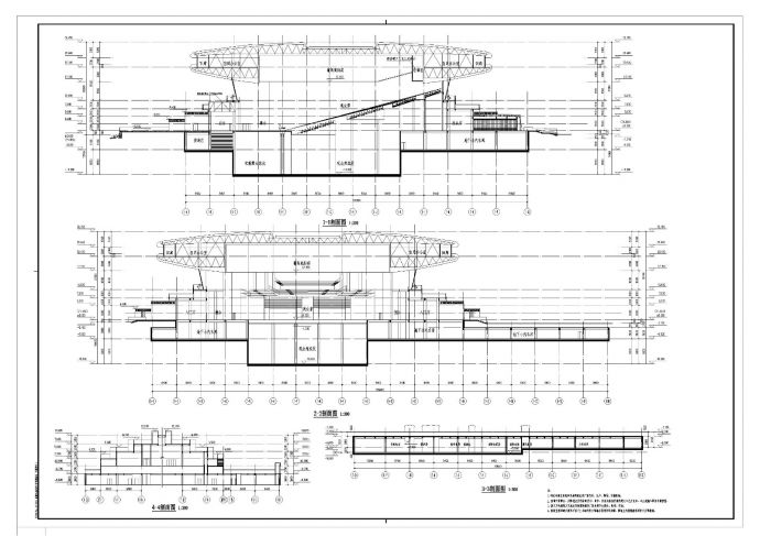 [河南]圆形高层文化演艺中心建筑设计施工cad图纸_图1