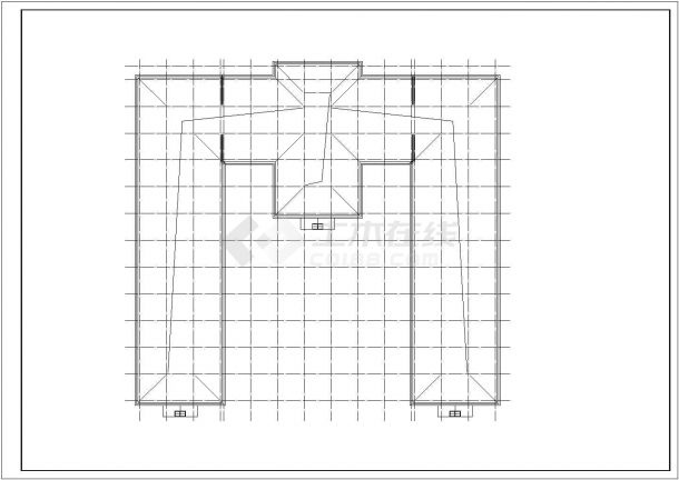 某地多层赛马场建筑CAD平面布置参考图-图二