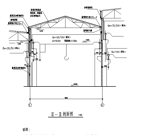 厂房设计_2套钢架车辆厂房建筑方案设计施工cad图纸_图1
