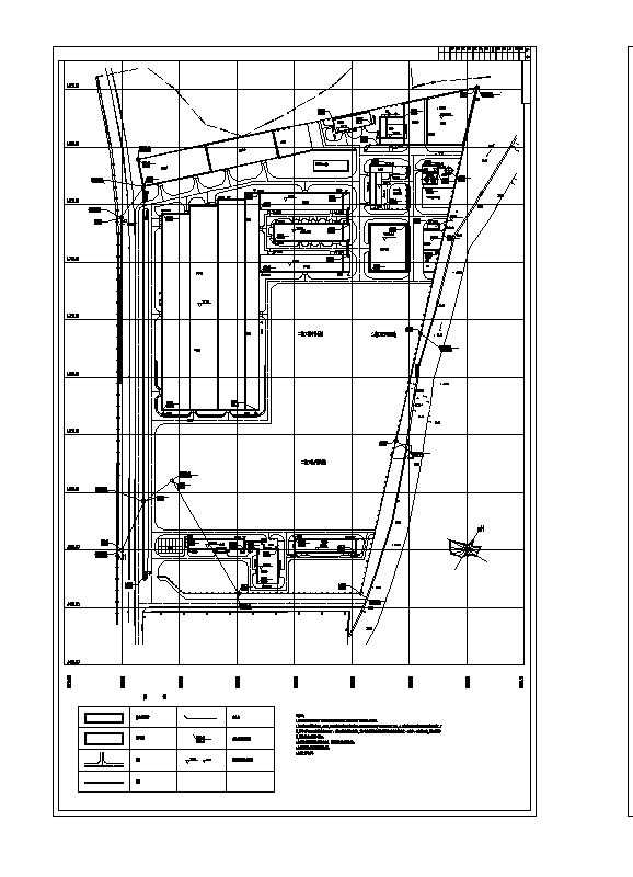 2套某厂区规划总平面设计施工cad图纸_图1