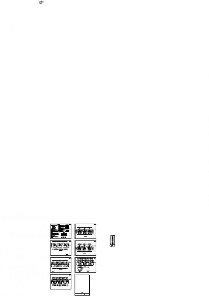 东方新城（二期）十八层框架结构住宅楼给排水工程设计cad全套施工图（含设计说明）_图1