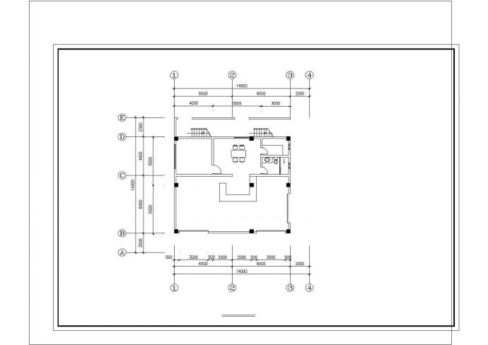 6层简单的私人商住楼建筑设计图cad_图1