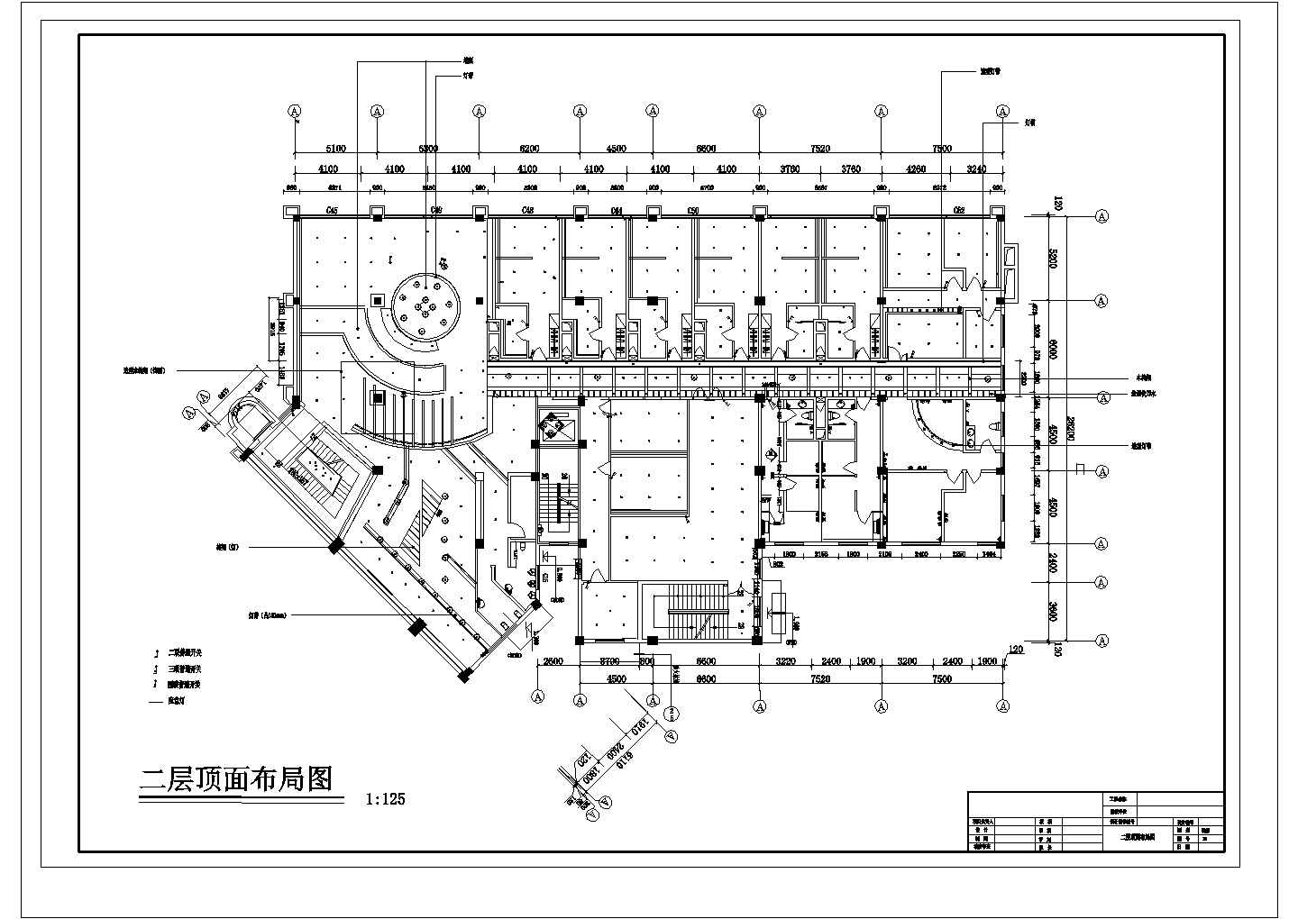 [湖南]某娱乐会所足浴建全套装修施工设计cad图
