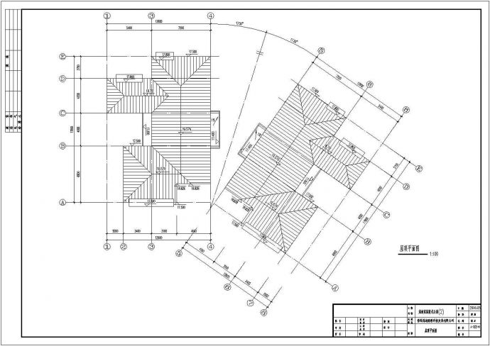 苏州复式公寓全套建筑施工扩初cad图纸(含首层平面图，三/五层平面图)_图1
