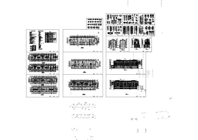 某多层框架结构住宅楼建筑设计cad全套施工图（含设计说明）_图1