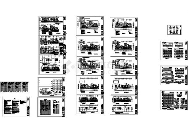 南京大学六层宿舍楼电气施工cad图(含照明设计)-图二