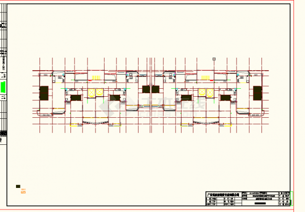 18层剪力墙结构住宅楼建筑结构施工cad非常标准图纸-图二