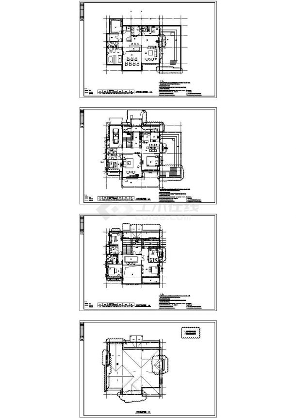 [内蒙古]砖混结构商务会馆结构施工图（含建筑施工图、计算书计算模型）-图二