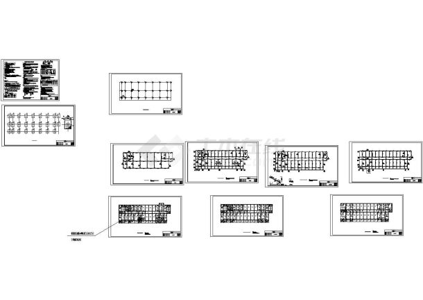 办公楼设计_四层混合结构办公楼结构图（含建筑图）-图二