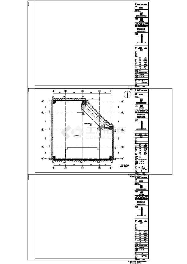 深圳小区高层住宅楼精美建筑施工图-图二