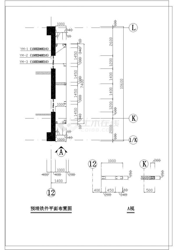 上海小区高层住宅楼建筑施工设计方案图-图二