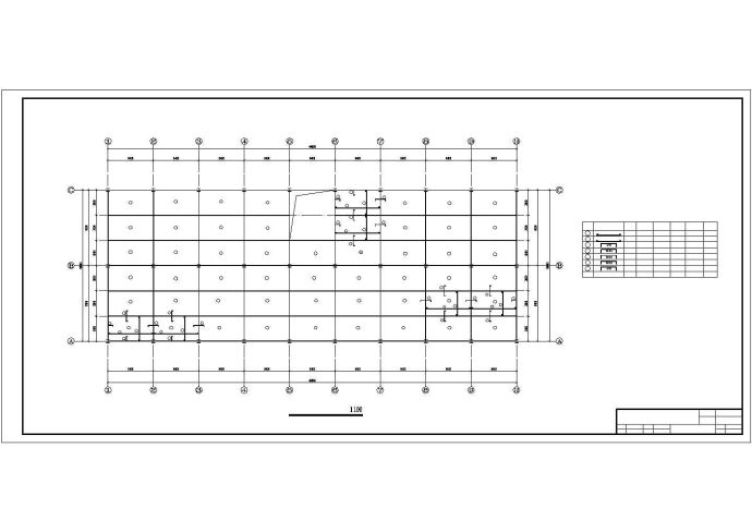太原市某市政单位6层混合结构办公综合楼结构设计CAD图纸_图1