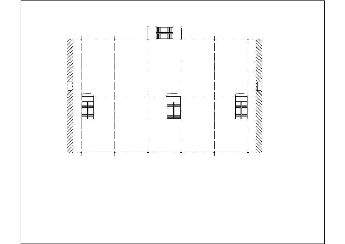 南阳市某商业街3700平米3层框混结构百货商场建筑+结构设计CAD图纸