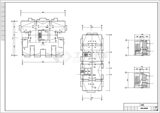某大厦单身公寓建筑全套水施详细方案设计施工CAD图纸-图一