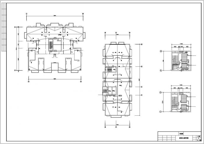 某大厦单身公寓建筑全套水施详细方案设计施工CAD图纸_图1