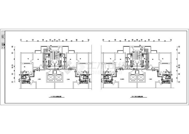 某高层住宅建筑全套水施详细方案设计施工CAD图纸-图二