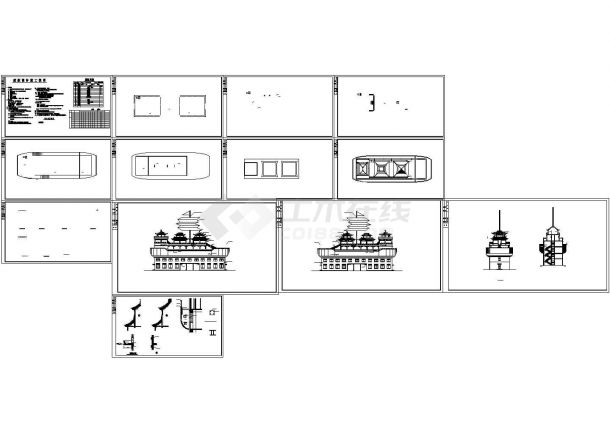某六层框架结构住宅楼（2800㎡）设计cad全套建筑施工图（含设计说明，含结构设计）-图一