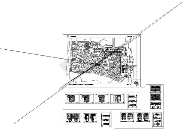 长沙枫林绿洲小区规划与建筑设计cad全套方案图（甲级院设计）-图一