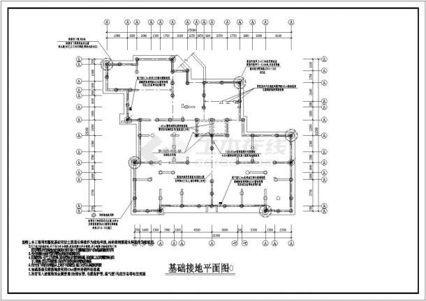 宿迁小区高层住宅楼电气建筑施工设计cad图纸-图二