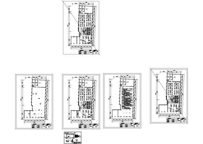 【南京】某地520平米超市全套装修施工设计cad图纸_图1