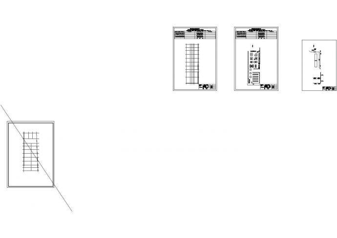 某地290平米超市卖场全套装修施工设计cad图纸（含布局图）_图1