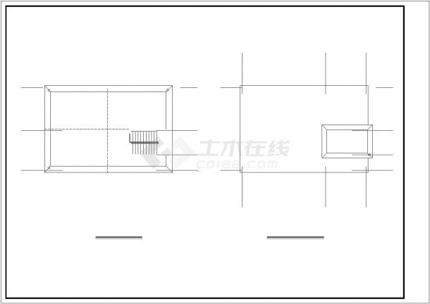 295平米2层框混结构单体别墅全套建筑+结构设计CAD图纸-图二