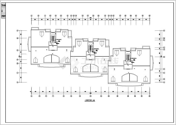 小高层住宅电气CAD施工图纸-图一