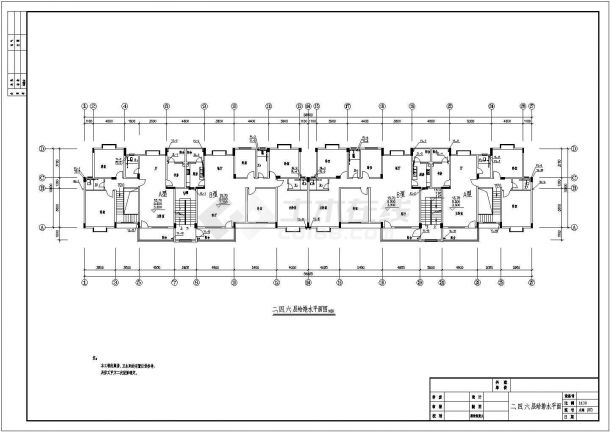 某复式住宅楼建筑全套给排水系统方案设计施工CAD图纸（含设计说明）-图一