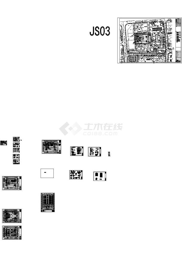 22层框架剪力墙结构医院病房楼施工图-图二