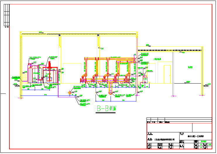 某地多层综合厂房工业废水处理再利用工程设计图纸（23张）