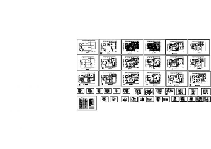 某二层私人别墅室内装修设计cad全套施工图（含施工说明）_图1