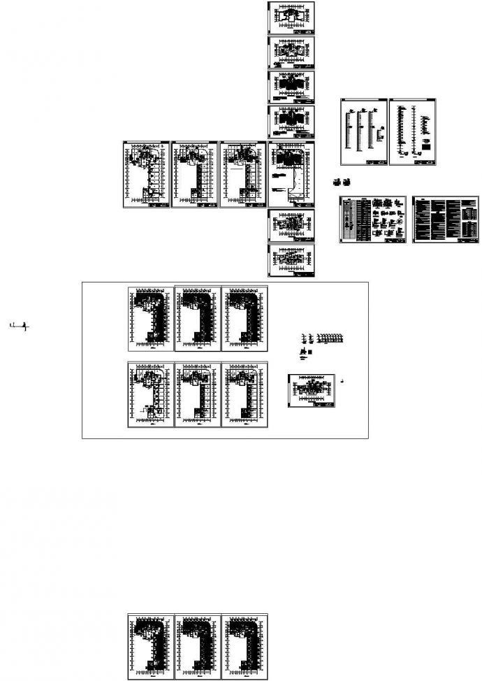 某四层商场地暖采暖及消防设计cad详细施工图（含设计说明）_图1