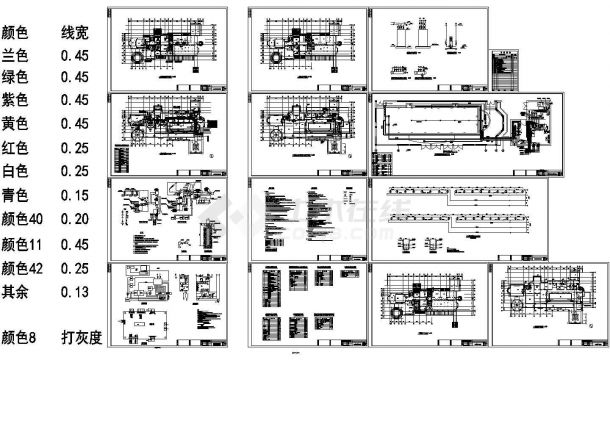 某工程地源热泵设计cad全套平面施工图（含设计说明）-图一