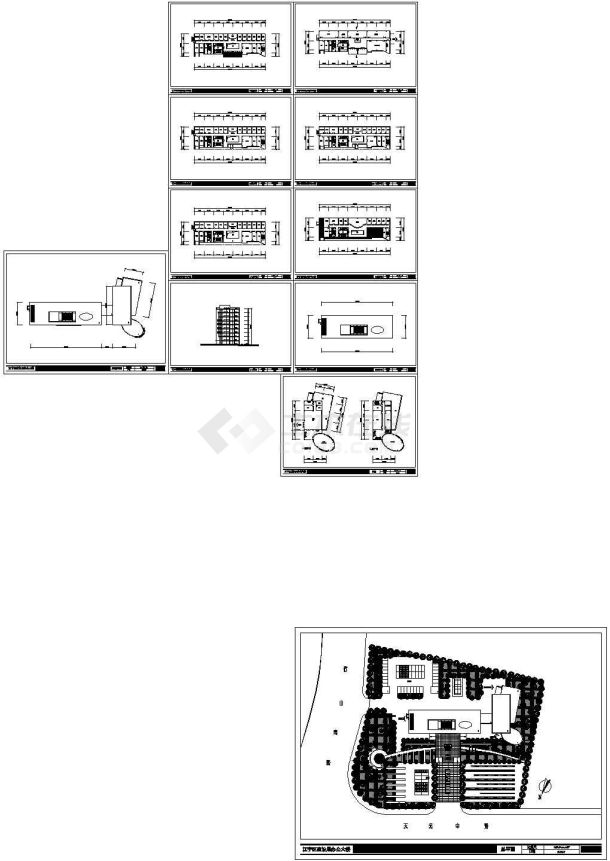 办公楼设计_江宁区建设局办公楼设计建筑图纸-图二
